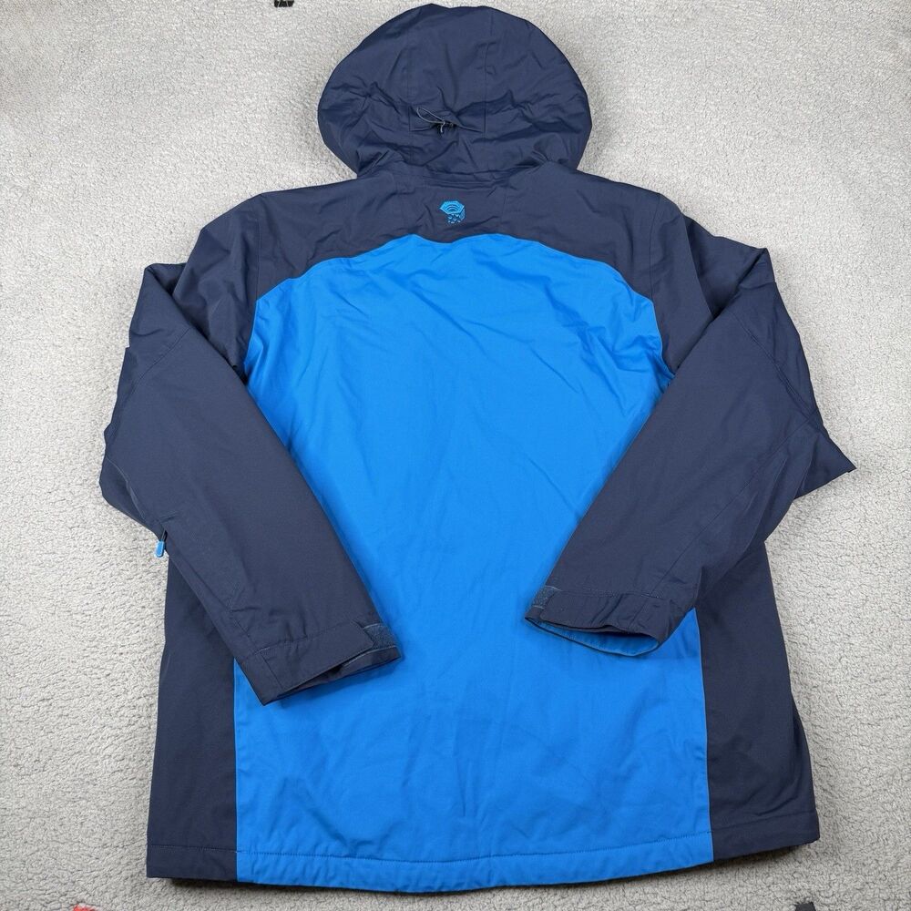Mountain Hardwear Jacket Mens Large Blue Dragons Back Thermal Dry Q Recco‎ Ski - Picture 2 of 15